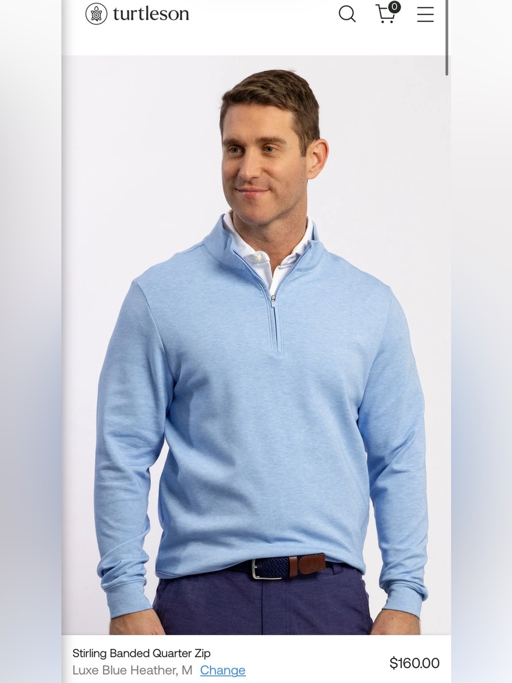 NWOT Turtleson Golf Quarter Zip Pullover ⛳️